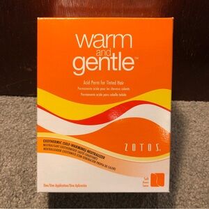 Zotos Warm and Gentle Acid Perm For Tinted Hair, One Application, 6.7pH OLD BOX